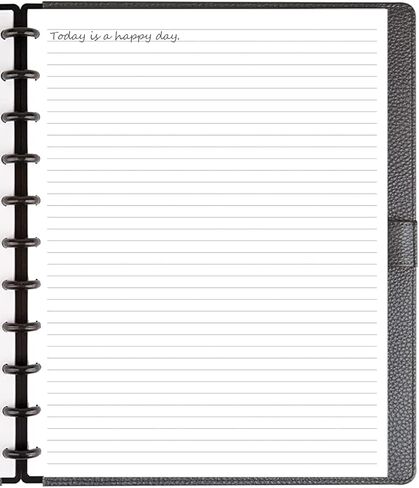A4 TUL Discbound Lined Refill Paper, 11 Disc Hole Punched Ruled Filler Paper, 100Sheets / 200Pages Loose-Leaf Paper, 100gsm White Paper, 8.5'' x 11'' in Kuwait