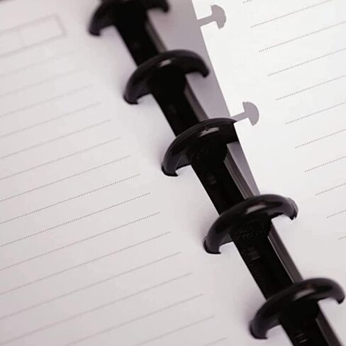 A4 TUL Discbound Lined Refill Paper, 11 Disc Hole Punched Ruled Filler Paper, 100Sheets / 200Pages Loose-Leaf Paper, 100gsm White Paper, 8.5'' x 11'' in Kuwait