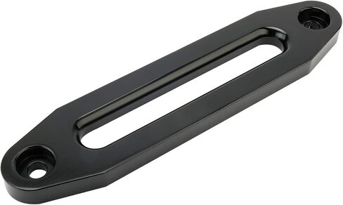 10" (254mm) Mount Billet Aluminum Hawse Fairlead for 8000-15000 LBS Synthetic Winch Rope (Black) in Saudi Arabia