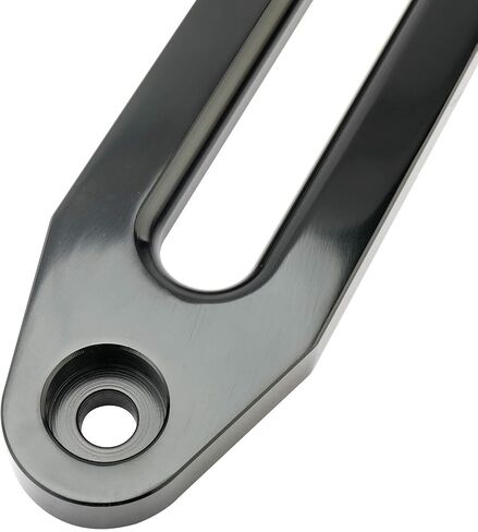 10" (254mm) Mount Billet Aluminum Hawse Fairlead for 8000-15000 LBS Synthetic Winch Rope (Black) in Saudi Arabia