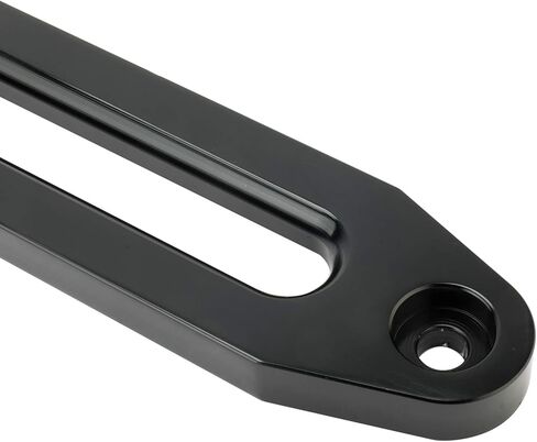 10" (254mm) Mount Billet Aluminum Hawse Fairlead for 8000-15000 LBS Synthetic Winch Rope (Black) in Saudi Arabia