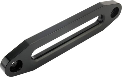 10" (254mm) Mount Billet Aluminum Hawse Fairlead for 8000-15000 LBS Synthetic Winch Rope (Black) in Saudi Arabia
