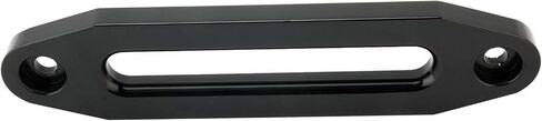 10" (254mm) Mount Billet Aluminum Hawse Fairlead for 8000-15000 LBS Synthetic Winch Rope (Black) in Saudi Arabia