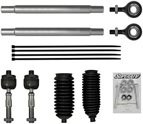 مجموعة قضبان ربط SuperATV شديدة التحمل لـ Polaris Ranger XP 900 / Crew (2013+) - كاملة مع نهايات Chromoly - استبدال طول المخزون in Kuwait