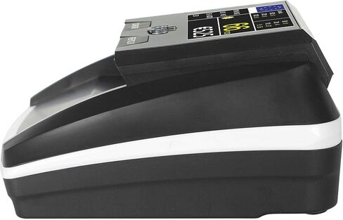K605 Counterfeit Bill Detector for US Dollars, Automatic 4 Ways Feeding, Checks for UV(Ultraviolet), MG(Magnetic), IR(Infrared), Paper Quality and Size, Verifies Currency Denomination in Saudi Arabia
