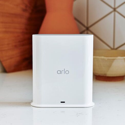 Arlo Pro SmartHub - ملحق معتمد من Arlo - يربط كاميرات Arlo بشبكة Wi-Fi، ويعمل مع Arlo Ultra 2، Ultra، Pro 5S 2K، Pro 4، Pro 3، Pro 2، Floodlight، كاميرات جرس الباب الأساسية والفيديو - VMB4540 in Saudi Arabia