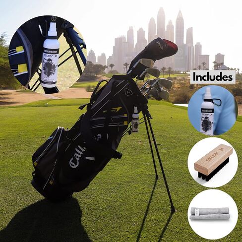 Golf Club Cleaner with Golf Club Brush Golf Cleaning Kit Golf Club Brush Groove Cleaner/Golf Club Cleaner Brush. Golf Iron Cleaner/Club Cleaner - Golf Stocking Stuffers, Golf Eraser in Kuwait