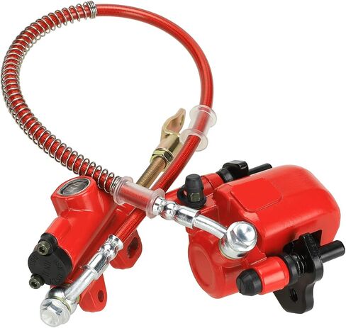 FVRITO مجموعة فرامل أسطوانة رئيسية لفرامل القدم الخلفية لـ 50cc 70cc 90cc 110cc 125cc Taotao 125D Boulder B1 Coolster 3050HD 3050C Ya Moto Vitacci kazuma SunL ​​RPS Icebear Chinese ATV Quad 4 Wheeler in Saudi Arabia
