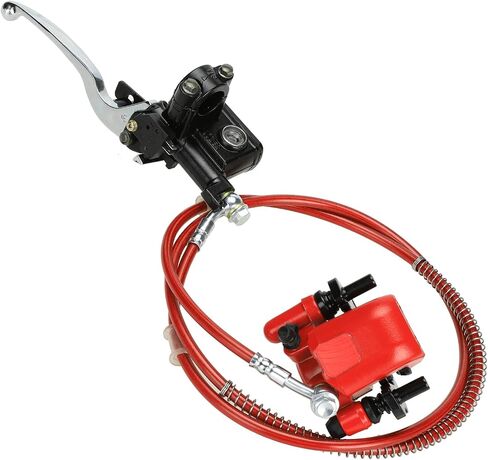 مجموعة فرجار أسطوانة الفرامل الرئيسية الهيدروليكية اليسرى من FVRITO لـ 50cc 70cc 90cc 110cc 125cc Taotao Coolster Vitacci Peace SunL ​​RPS Roketa Kazuma Jetmo BMS Baja NST Icebear Chinese ATV Quad 4 Wheeler in Saudi Arabia