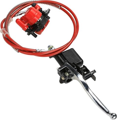 مجموعة فرجار أسطوانة الفرامل الرئيسية الهيدروليكية اليسرى من FVRITO لـ 50cc 70cc 90cc 110cc 125cc Taotao Coolster Vitacci Peace SunL ​​RPS Roketa Kazuma Jetmo BMS Baja NST Icebear Chinese ATV Quad 4 Wheeler in Saudi Arabia