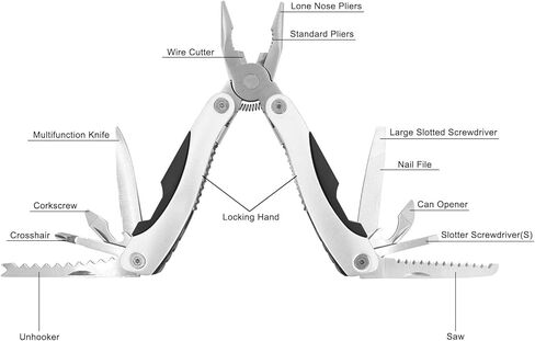 طقم إصلاح إطارات السيارات 53 قطعة مع 13 في 1 كماشة متعددة الأدوات للسيارة والشاحنات وRV وسيارات الدفع الرباعي وATV والدراجات النارية والجرارات والمقطورة وأداة توصيل ثقب الإطارات المسطحة بدون أنبوب، مسمار مطاطي من فيلم فراغ in Kuwait