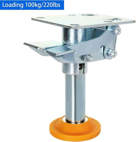 CertBuy 1 Pcs Floor Locks, 5 Inch Floor Locks Brake – Loading Capacity:100kg/220lbs in Saudi Arabia