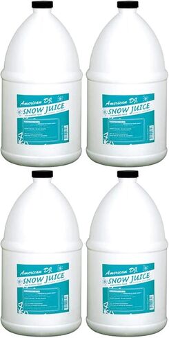(4) جالون من عصير DJ Snow Gal الأمريكي ذو الفقاعات الكثيفة لآلات الثلج VF Flurry in Kuwait
