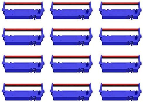 12 Pack Compatible SP700 Printer Ribbon B/R Replacement for Star RC-700BR SP-700BR SP-712 SP-742 Ink Ribbon, Black and Red in Kuwait