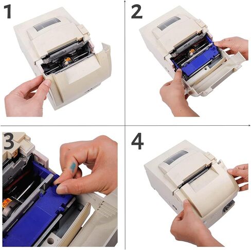 12 Pack Compatible SP700 Printer Ribbon B/R Replacement for Star RC-700BR SP-700BR SP-712 SP-742 Ink Ribbon, Black and Red in Kuwait