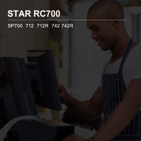 12 Pack Compatible SP700 Printer Ribbon B/R Replacement for Star RC-700BR SP-700BR SP-712 SP-742 Ink Ribbon, Black and Red in Kuwait