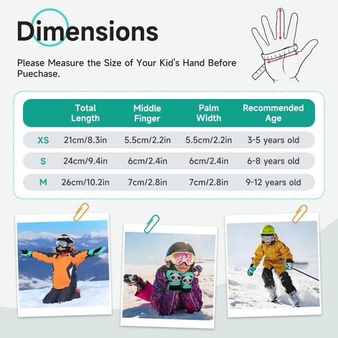 جوارب Findway للتزلج وقفازات التزلج للأطفال الصغار (مقاس - S) in Kuwait