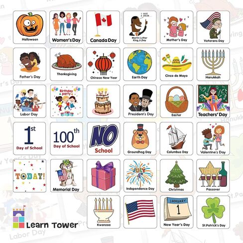 Calendar and Weather Pocket Chart for Kids Learning from Home and School, Homeschooling or Classroom for Teachers, Essential for Helping Young Students - Learn Tower in Saudi Arabia