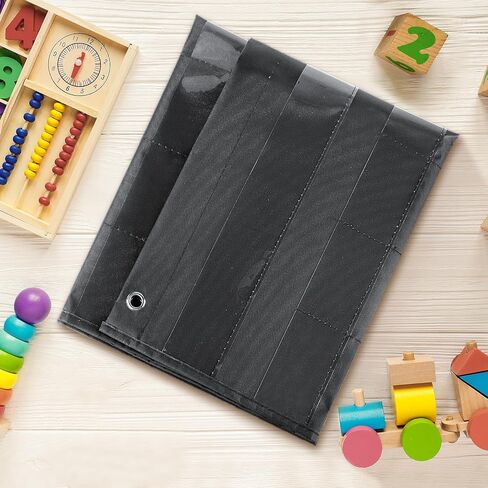 EAMAY Classroom Monthly Calendar Pocket Chart for 2.75 * 2.75 Cards,Homeschool Supplies and Classroom Must Haves! Only Chart(Blue) in Saudi Arabia