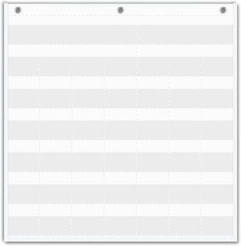 EAMAY Classroom Monthly Calendar Pocket Chart for 2.75 * 2.75 Cards,Homeschool Supplies and Classroom Must Haves! Only Chart(Blue) in Saudi Arabia
