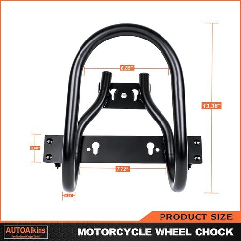 AUTOAlkins 4 حزمة E-Track دراجة نارية عجلة الساندة الصلب، تستقيم عجلة دراجة نارية الساندة، حواجز عجلة دراجة نارية للمقطورات، الكراجات، ملحقات المسار الإلكتروني in Kuwait