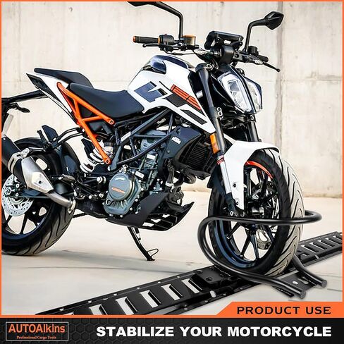 AUTOAlkins 4 حزمة E-Track دراجة نارية عجلة الساندة الصلب، تستقيم عجلة دراجة نارية الساندة، حواجز عجلة دراجة نارية للمقطورات، الكراجات، ملحقات المسار الإلكتروني in Kuwait