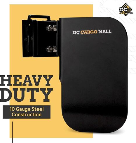 DC Cargo Mall 2-Pack, Motorcycle E-Track Wheel Chock, Black – E-Track Wheel Chock for Dirt Bikes – Supports Tires up to 6" Wide – E-Track Accessories in Saudi Arabia