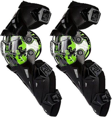 واقيات الركبة للسباق من Scoyco، PP PE لتجنب الاصطدامات الصلبة وقابلة للتدوير لدراجات Moto/ATV/BMX K12 (أسود) in Kuwait