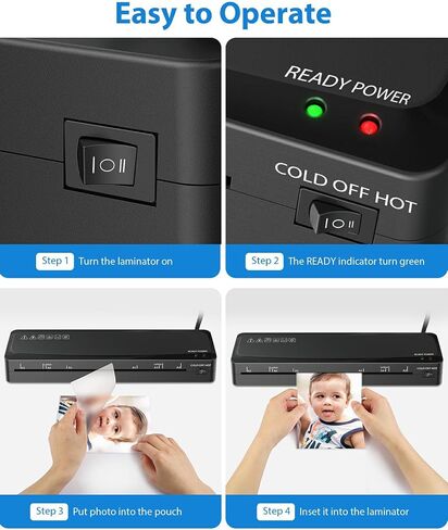 Laminator Machine, Sweleke A3 Laminating Machine with 10 Laminating Sheets, 11x 17 Thermal Lamination Machine for Home, 13 Inch Laminator Machine Hot and Cold for School Office Use in Saudi Arabia
