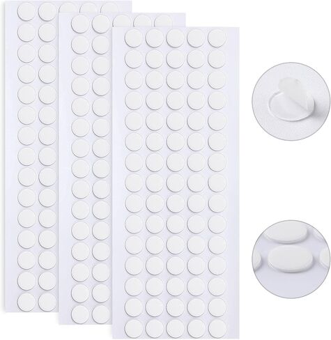 JANYUN 280Pcs Sticky Dot Stickers Clear Putty Sticky Tack for Decoration in Kuwait