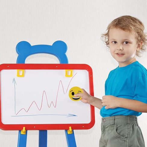 Whiteboard Eraser - Magnetic Dry Erase Eraser, Cute Smiley Magnetic Dry Erase Eraser, for Classroom Decor, Office Meeting - 8 Pieces in Kuwait