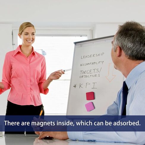 Magnetic Whiteboard Dry Erasers Chalkboard Cleansers for Kids and Classroom Teacher Supplies, Home and Office (8 Pack-Blue) in Kuwait