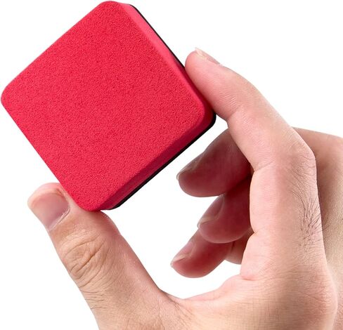 Magnetic Whiteboard Dry Erasers Chalkboard Cleansers for Kids and Classroom Teacher Supplies, Home and Office (8 Pack-Blue) in Kuwait