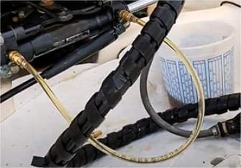 Poeihv Boat Bleed Kit & Filler Kit Compatible with Seastar Hydraulic Steering Systems, Oil Filler Hose Bridge Tube Kit, Boat Bleeder Hose Bleed Kit in Saudi Arabia