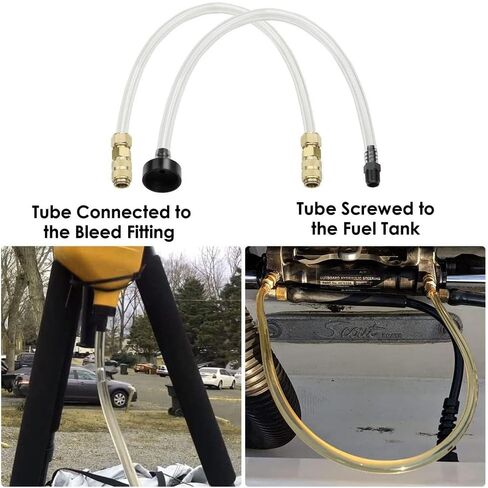 Boat Bleed Tube Kit Filler Tube Kit Bridge Tube for Seastar Hydraulic Steering Systems HA5438, 2 Pack in Saudi Arabia