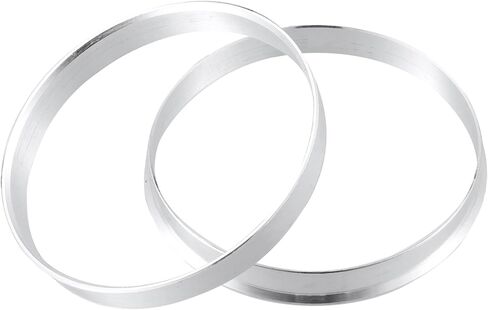 ACROPIX 70.3mm to 74.1mm Universal Car Hub Centric Rings Silver Tone - Pack of 2 in Saudi Arabia