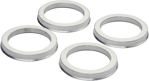 DCVAMOUS Alloy Aluminum Hub Centric Rings 125 to 121.3, Set of 4 - Performance Hubrings for 121.3mm Vehicle Hub and 125mm Wheel Center Bore Compatible with Dodge Ram 8 Lug 2500 3500 Aftermarket Rim in Saudi Arabia