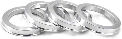 DCVAMOUS Alloy Aluminum Wheel Hub Centric Rings 66.1 to 64.1, Set of 4 Hubcentric Rings - Performance Hubrings for 64.1mm Vehicle Hub with 66.1mm Center Bore Rim Compatible with Honda Accord Civic in Saudi Arabia