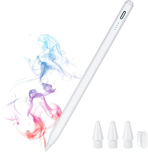 قلم ستايلس لجهاز iPad الجيل التاسع والعاشر، قلم Apple الجيل الثاني، قلم Apple Pen iPad متوافق مع iPad Pro 11&12.9"، iPad Air 5th/4/3rd Gen، iPad 6/7/8th Gen، iPad Mini 5/6th Gen (أزرق ) in Saudi Arabia