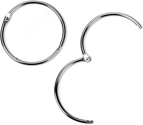Simetufy Binder Rings 3 Inch(24 Pack) Metal Paper Rings,Large Key Rings,Extra Large Metal Book Rings in Saudi Arabia