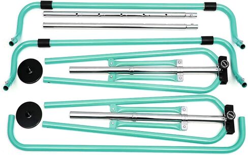 DING.PAI شريط تدريب الجمباز القابل للتوسيع مع حلقات مجانية، ارتفاع قابل للتعديل أفقي بار الجمباز تدريب الصغار بار قابل للطي تدريب القرد بار للأطفال in Kuwait