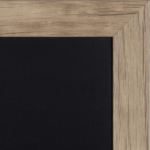 DesignOvation Beatrice Framed Magnetic Chalkboard, 18x27, Rustic Brown in Kuwait