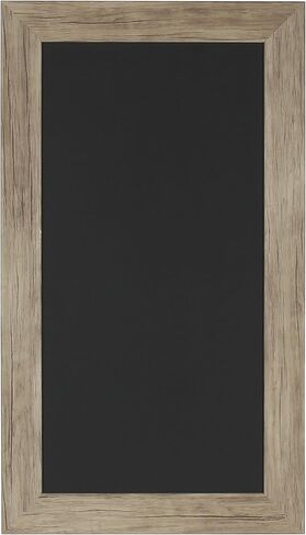 DesignOvation Beatrice Framed Magnetic Chalkboard, 18x27, Rustic Brown in Kuwait