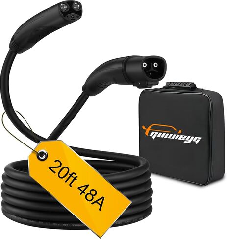 for Tesla Charger Extension Cable Compatible with Tesla Model X/Y/3/S, 20ft Max 240V 48A Tesla EV Charger Extension Cords NACS Plug for Home and Outdoor in Saudi Arabia