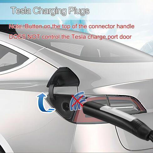 for Tesla Charger Extension Cable Compatible with Tesla Model X/Y/3/S, 20ft Max 240V 48A Tesla EV Charger Extension Cords NACS Plug for Home and Outdoor in Saudi Arabia