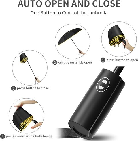 مظلة غولف كبيرة مقاس 62 بوصة من ساتول للمطر، مظلة أوتوماتيكية كبيرة الحجم مقاومة للرياح مزودة بفتحات تهوية 8 أضلاع، مظلة قابلة للطي محمولة قوية للسفر، عامل حماية من الأشعة فوق البنفسجية 50+، مظلات خفيفة الوزن مقاومة للرياح والشمس والمطر للنساء والرجال in Kuwait