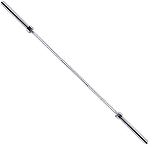 Signature Fitness Olympic Bar for Weightlifting and Power Lifting Barbell, 700-Pound Capacity (7' Feet, Silver) in Saudi Arabia