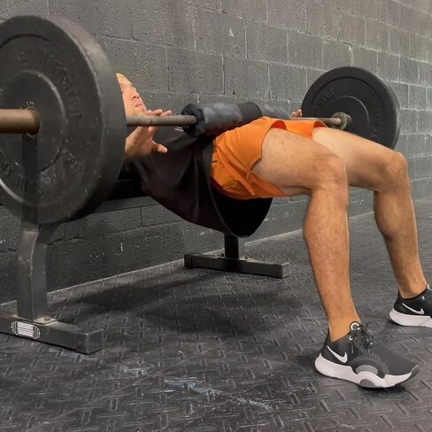 Barbell Pad Built-in Velcro Straps and Anti-slide Design for Hip Thrusts, Squats and Lunges, Neck & Shoulder Protective Pad - Fits Standard and Olympic Bars in Saudi Arabia