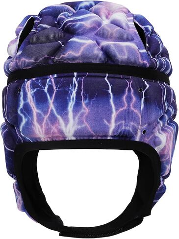 Rugby Helmet Flag Football Padded Headgear Adjustable Soft Shell Headguard Head Protection Soccer Scrum Cap for Kids Youth in Saudi Arabia