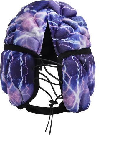 Rugby Helmet Flag Football Padded Headgear Adjustable Soft Shell Headguard Head Protection Soccer Scrum Cap for Kids Youth in Saudi Arabia